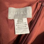 Amsale Makayla Bridesmaid Dress in Ruby Long Elegant Gown size 14 Formal Red Photo 9