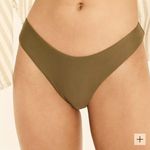 J.Crew Bikini Swim Bottom Cheeky Curved Waist Navy Blue M (8-10) NWT Hi Cut Leg Photo 5