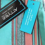 Audrey Attyre Pull-On Pants, Stripe Ankle Frayed Hem Size 6 New w/Tag Photo 5