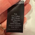 Vera Wang Simply Vera  White Layered Tank Top Photo 3