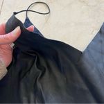 ZARA Trafaluc Faux Leather Spaghetti Strap Blouse Sz Small Photo 2
