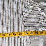 Ellen Tracy  Women's Beige Striped Blouse Photo 4