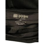 LuLaRoe Black Yoga Leggings pants Black Peacock Feather strips outside leg Size Photo 3