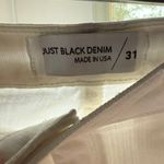 Just Black Denim White Flare Jeans Photo 3