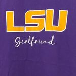 Gildan LSU Lousiana State University Girlfriend  Tee Shirt, Medium Photo 1