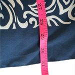 Christopher & Banks C & B by Alfred Dunner Womens Size 18 Navy White Floral Print Peasant Maxi Skirt Photo 5