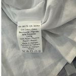 Anthropologie  Dress Boho XL Off Shoulder Blue White Gingham Tie Waist Cottage‎ Photo 5