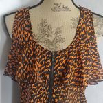 Ali & Kris  Sheer Ruffle Tank Top Blouse Photo 1