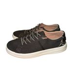 Hey Dude  Karina Jet Black with Snakeskin Heel Size 9 Photo 2