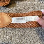 Women’s Belt Tan Woven Medium with Silver Buckle Size S NWT Photo 2