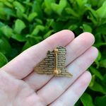 Vintage 1982 Orphan Annie & Dog Sandy Brooch Pin By Applause Gold Backing Multiple Photo 4