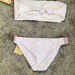 True Craft NWT Ocean Shore Smocked Bandaeu Top Bikini L/XL Photo 8