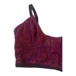Free People  Intimates womens size XS purple Lace Bralette plum mesh bra​​ Photo 1