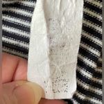 Orange Creek Open Front Comfy Striped Black & White Cardigan Photo 4