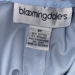 Bloomingdale’s cotton/ spandex pale blue straight leg pants. Size 4P. Photo 3