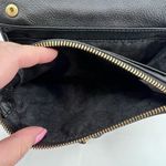 Michael Kors MICHAEL Black Leather Large Fulton Crossbody Bag gold hardware Photo 6