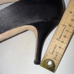 Butter For Diane B Satin Peep Toe Italian Black Minimalist Pumps Heels Size 9 Photo 13