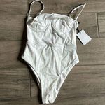 Ezra Revel Rey  one piece in iridescent white lurex Photo 0