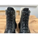 3.1 Phillip Lim Kate Lug Sole Double Zip Shearling Boots Leather 7 US 38 EU NWOB Photo 4