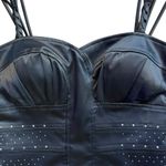 XOXO  Mini Dress Womens 4 Jr 5-6 Black Studded 90s Y2K Party Whimsygoth Edgy NWT Photo 5