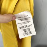 Anthropologie NEW Maeve La Habana Mango Yellow Ruffle Sleeveless Midi Dress L Photo 3