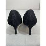 Womans Nina Ny 5 W Blue Sparkly Sequins Pumps Photo 4