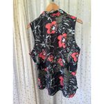 Puma NWOT Women's Enjoy Golf Nassau Black Hot Coral 4 Way Stretch Polo Shirt XL Photo 3