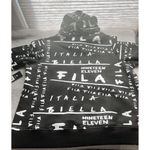 FILA Women's All Over Print Hush Hush Long Sleeve Hoodie Black Size 2X Photo 7