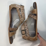 Roan By Bed Stu Sz 8 Posey Sandals Beige Leather Strap Shoes F990005 Womens Tan Photo 2