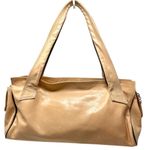 PETUSCO made in Spain peach leather baguette bag, NWT Photo 5