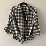 Lost + Wander  plaid cropped button up shirt Photo 1