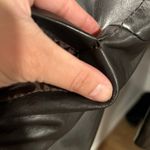 Bettini Rizzi Brown Soft Long Leather Minimalist Jacket Small Médium Photo 11