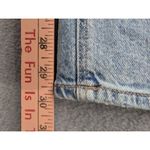 American Eagle Jeans Womens Size 12 Blue Destressed Curvy 90s Straight Whiskers Photo 8