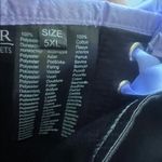 Top Drawer Steel Boned Black Satin Overbust Corset w Lavender trim & bow, 5XL🖤 Size 5X Photo 5