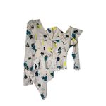 Self Portrait women's size 4 small asymmetrical pink floral top revolve new Photo 3