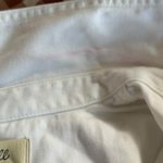 Madewell  Denim Short-Sleeve Shirt in Pure White, Size Medium Photo 9