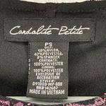 Candalite PS Black Purple Sequin Lace Floral Maxi Dress Evening Gown no belt Black Size 00 Photo 4