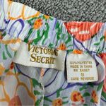 Victoria's Secret  Vintage Floral Chiffon Sheer Sleep Pants Coral Multi‎ Small Photo 6