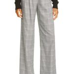 ATM Wide Leg Pants High Waist Pleated Gray Preppy Academia Office Womens US 2 Photo 0