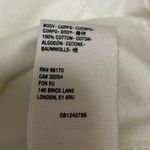 Free People  Imogene Cream Mini Dress Long Sleeve Ruffle Zip Mini Sheath Dress S Photo 4