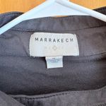 MARRAKECH Women's Charcoal Asymmetrical Zip Moto Jacket XS Black Photo 4