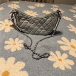 Madison West  Light Blue Quilted Crossbody Bag Photo 1