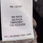 John Mark  Embroidered Gray Tunic Top M Photo 5