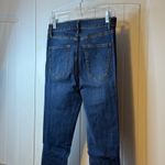 Wild Fable High Rise Skinny Dark‎ Wash Distressed Denim Jeans, Trendy Size 8 # Blue Photo 4