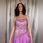 Mystique Boutique Mystique Lavender Beaded Lace Tulle Dress Sz 2 | Prom • Formal • Evening Photo 10