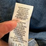 Bebe  Blue Sleeveless Front Button Rhinestone Denim Midi Dress Size Medium M Photo 9