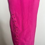 House Of CB Sakara Hot Pink Side Lace Bandage Dress Womens Small Photo 9