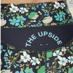THE UPSIDE Floral Print Compression Leggings Green Blue Size 8 Photo 8