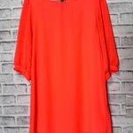 Vibrant Women's Blouse‎ in Coral Orange Size M Photo 0