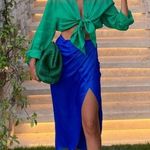 ZARA  Satin Effect Wrap Skirt Photo 0